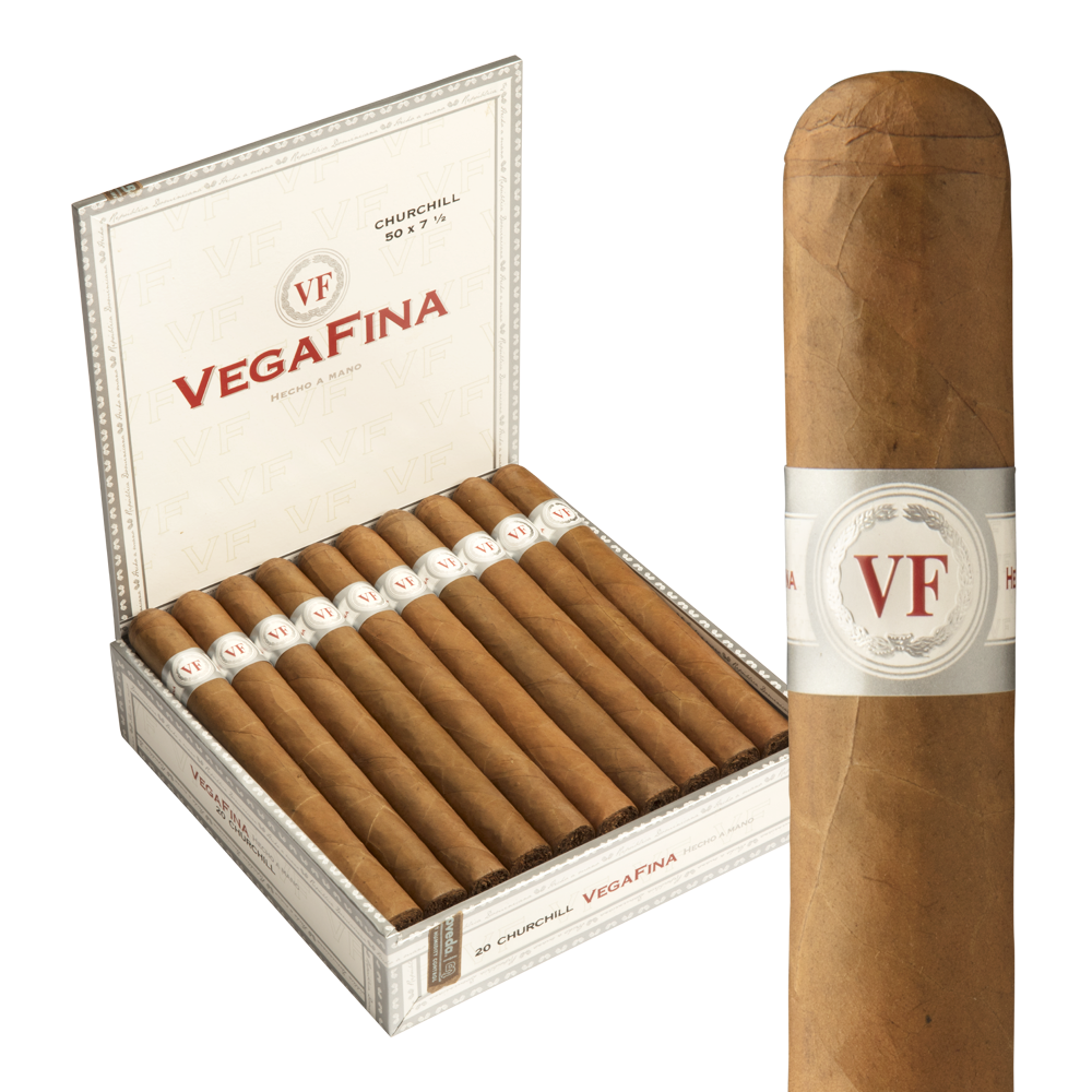 VegaFina Churchill 7.5x50 Natural hộp 20