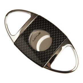 Vertigo Cigar Cutters Lotus Jaws Black & Silver Serrated Cutter