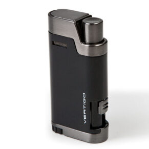 Vertigo Cigar Lighters Bullet Dual Flame with Punch Assorted Colors