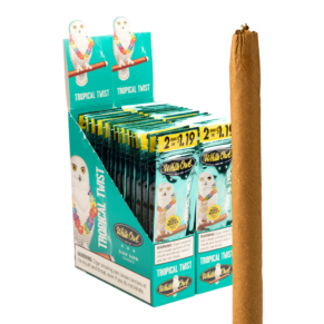 White Owl Cigarillo Tropical Twist 4.37x28 Natural 30 gói 2 60 điếu