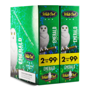 White Owl Cigarillos Emerald 4.37x28 Natural 30 gói 2 60 điếu