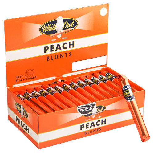 White Owl Sports Blunts Peach 4.75x42 Natural hộp 50
