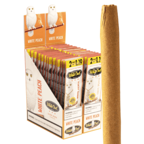 White Owl White Peach Cigarillos 4.37x28 Natural 30 gói 2 60 điếu