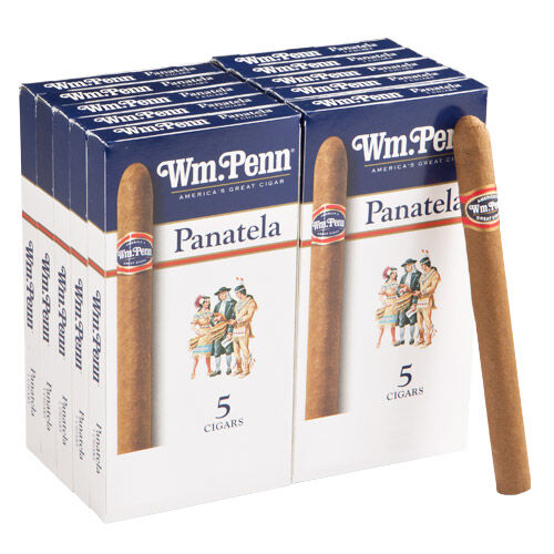 William Penn Panatela 5.25x34 Natural 10 gói 5 50 điếu