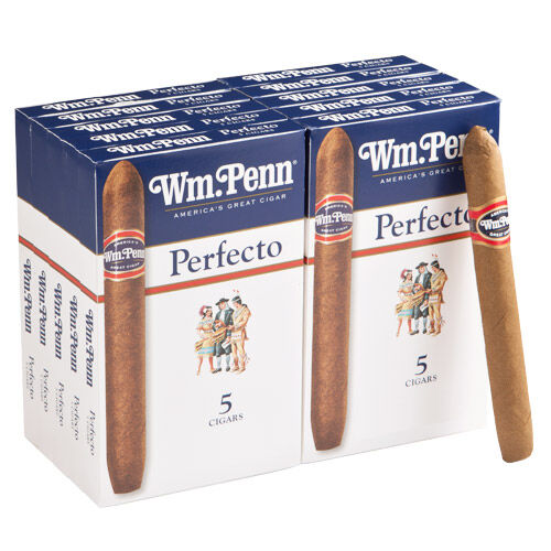 William Penn Perfecto 5.25x40 Natural 10 gói 5 50 điếu